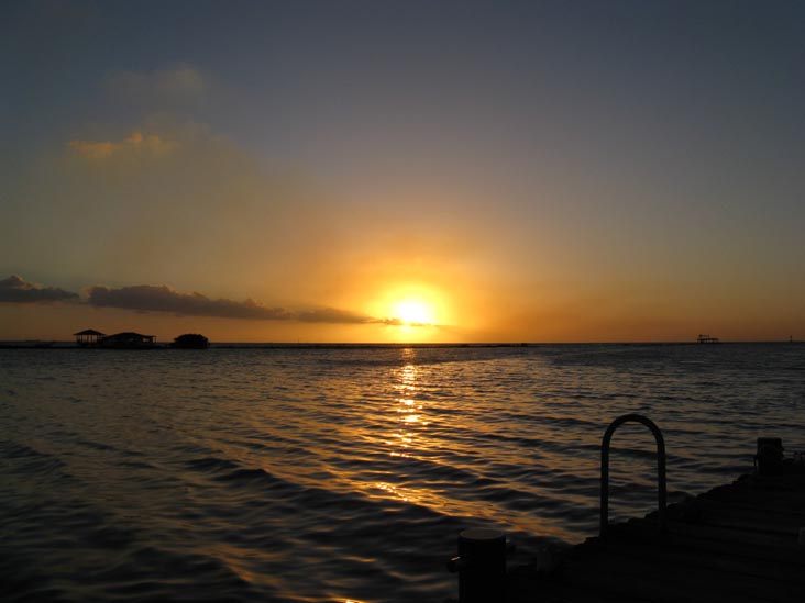 Sunset From Coral Reef Beach, Savaneta, Aruba, February 14, 2009, 6:37 p.m.