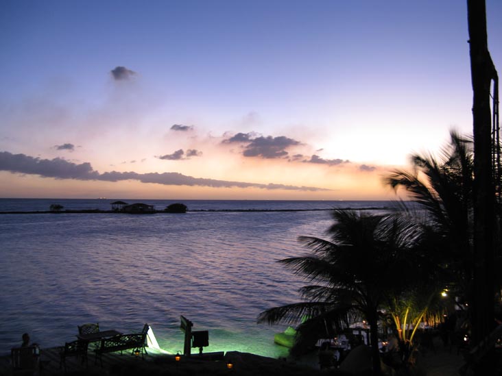 Sunset From Coral Reef Beach, Savaneta, Aruba, February 14, 2009, 7:09 p.m.