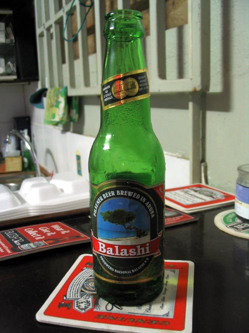 Balashi Beer, Nelo's Snack & Restaurant, Savaneta, Aruba