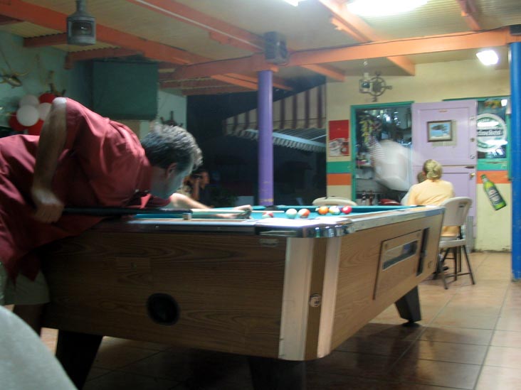 Pool Table, Zeerover (Fisherman's Bar), Savaneta, Aruba
