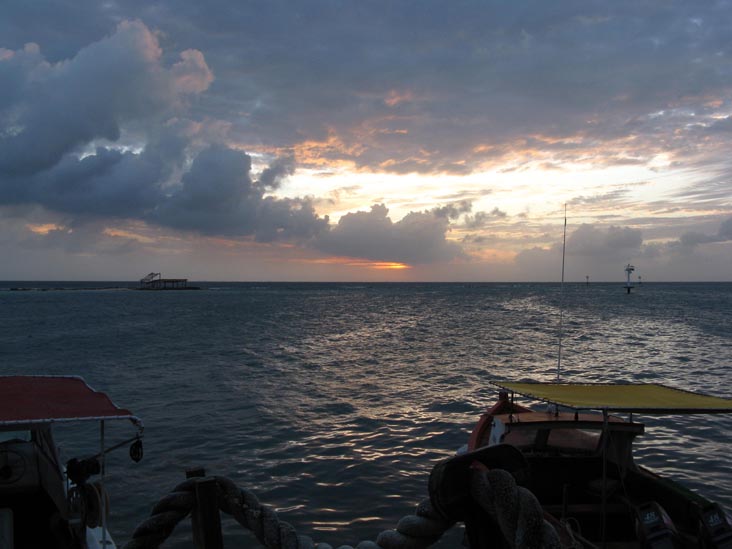 Sunset From Zeerover (Fisherman's Bar), Savaneta, Aruba, February 11, 2009