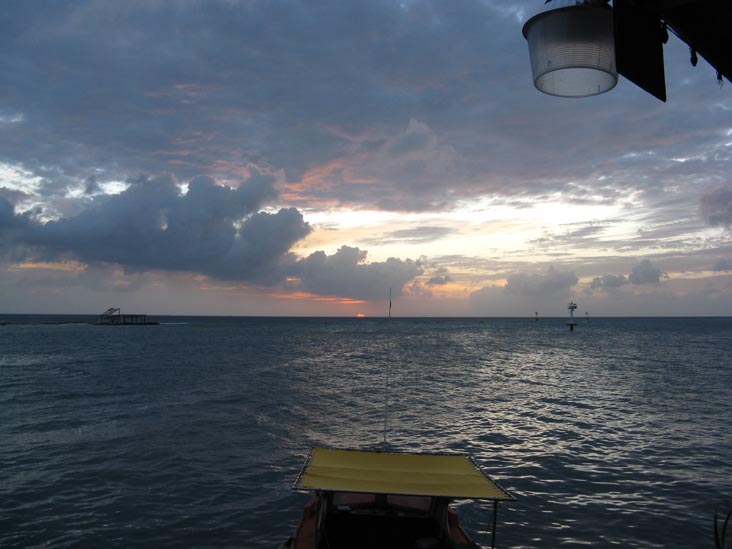 Sunset From Zeerover (Fisherman's Bar), Savaneta, Aruba, February 11, 2009