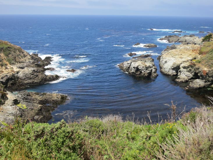 Overlook North of Bixby Creek Bridge, Highway 1 Between Carmel and Big Sur, California, May 15, 2012