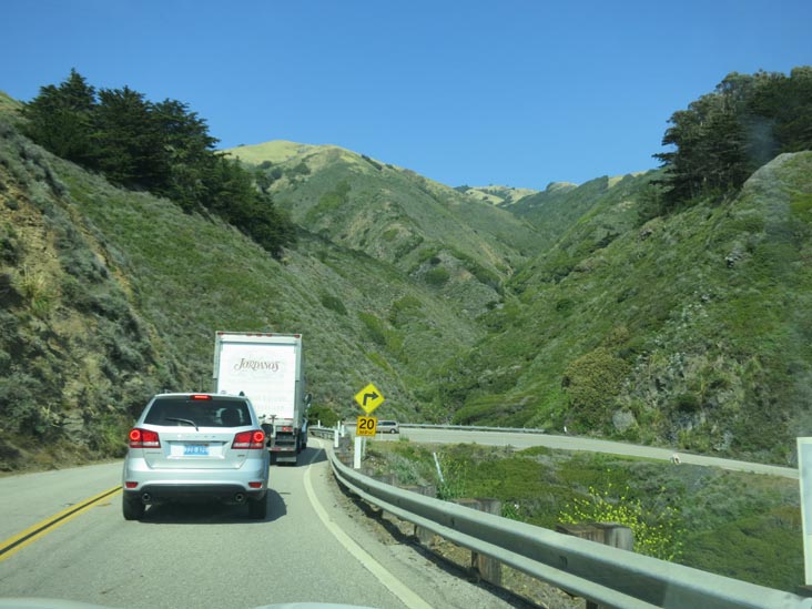 Highway 1 Near San Simeon, California, May 15, 2012
