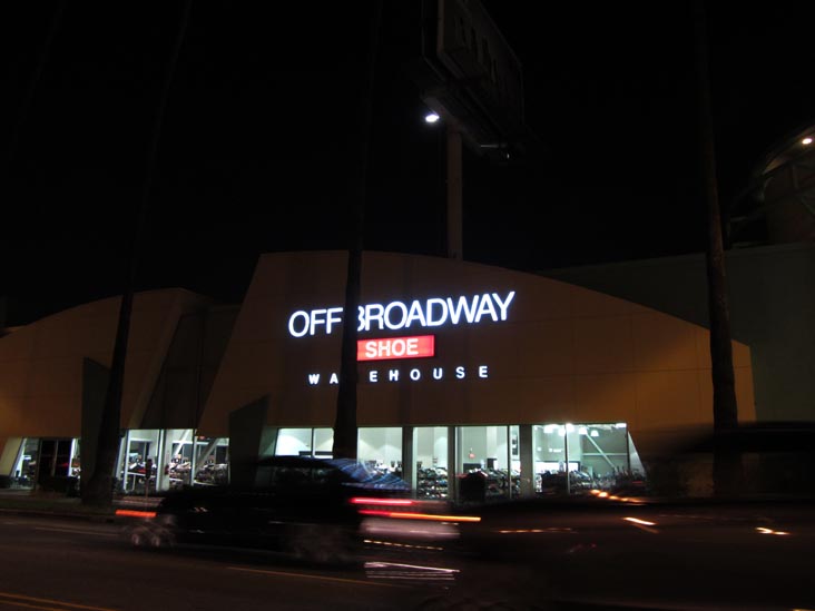 Off Broadway Shoes, 6920 West Sunset Boulevard, Los Angeles, California, May 19, 2012