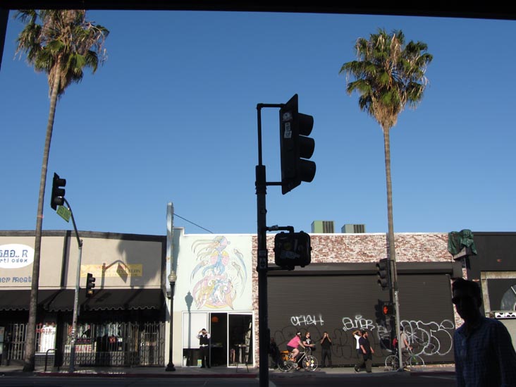 Fairfax Avenue Between Oakwood Avenue and Rosewood Avenue, Los Angeles, California, May 20, 2012, 6:23 p.m.