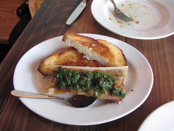 Marrow Bone with Chimichurri and Caramelized Onions, Animal Restaurant, 435 North Fairfax Avenue, Los Angeles, California