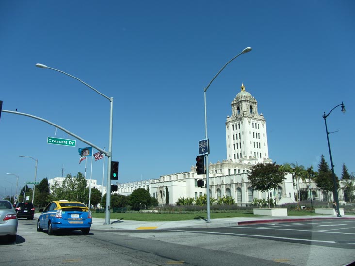 Beverly Hills City Hall, Santa Monica Boulevard at Crescent Drive, Beverly Hills, California, May 20, 2012
