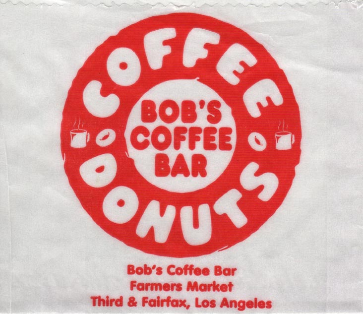 Bob's Coffee & Doughnuts, Los Angeles Farmers Market, 6333 West 3rd Street, Stall 450