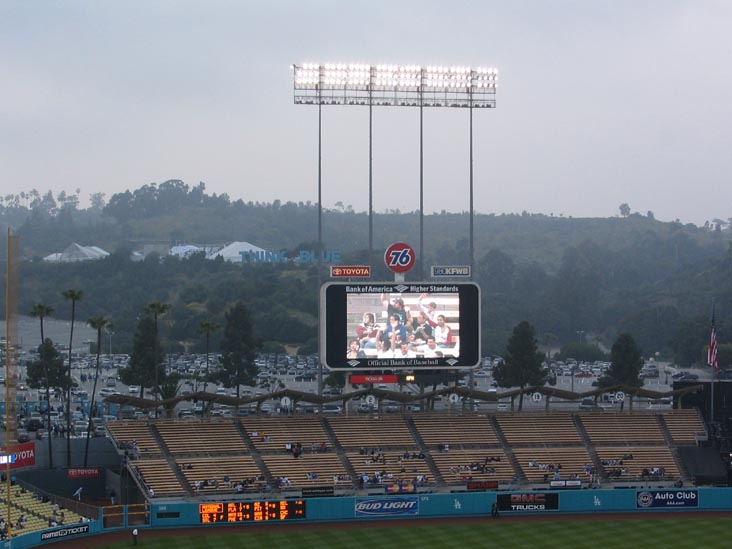 Left Field, Dodger Stadium, Los Angeles, California