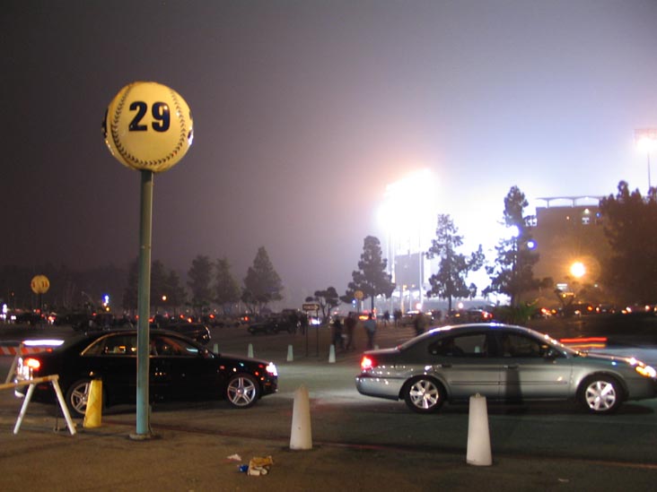 Parking Lot, Section 29, Dodger Stadium, Los Angeles, California