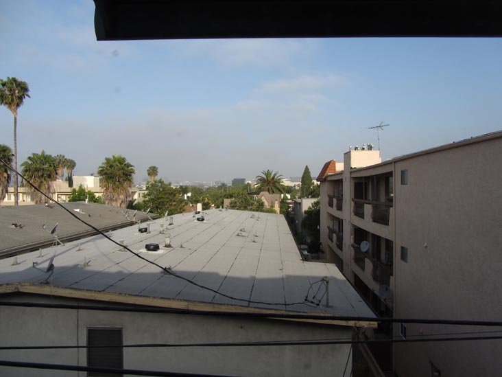 View From Room 312, Farmer's Daughter Hotel, 115 South Fairfax Avenue, Los Angeles, California