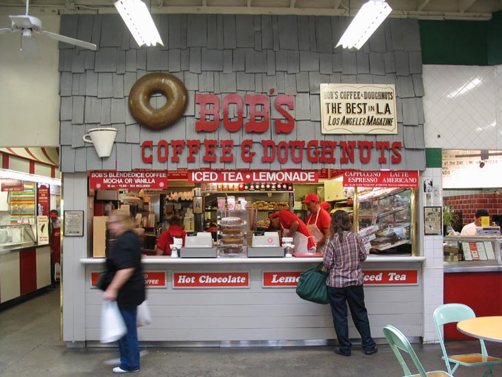 Bob's Coffee and Doughnuts, Farmers Market, 3rd Street & Fairfax, Los Angeles, California