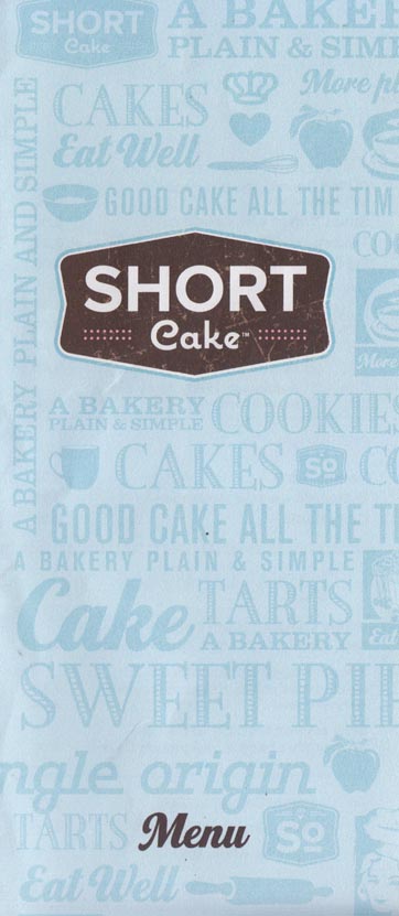 Menu, Short Cake, Stall 316, Farmers Market, 6333 West 3rd Street at Fairfax, Los Angeles, California