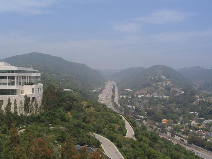 San Diego Freeway From The Getty Center, Los Angeles, California
