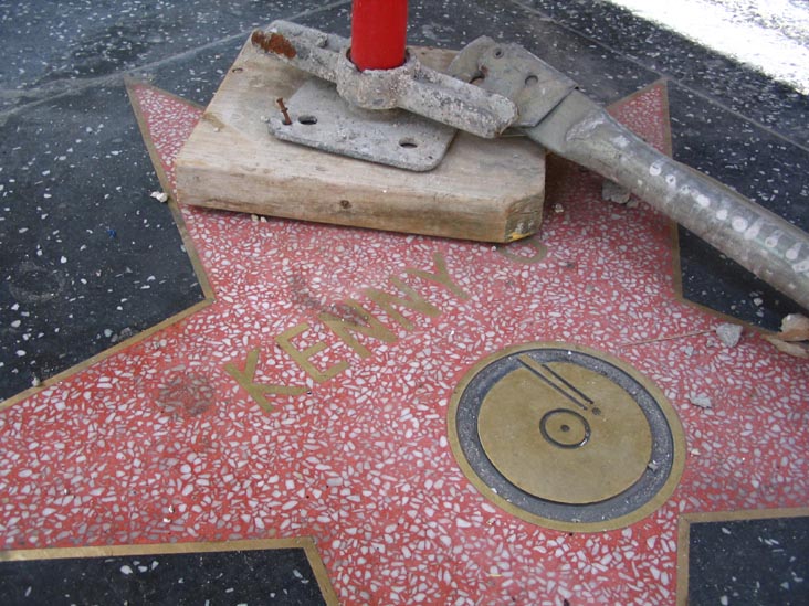 Kenny G Star, Hollywood Walk of Fame, Hollywood Boulevard, Hollywood, California