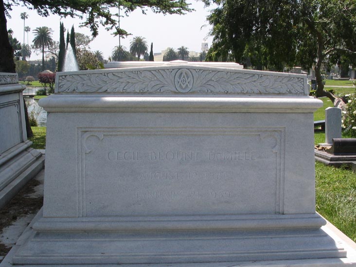 De Mille Family Plot, Hollywood Forever Cemetery, 6000 Santa Monica Boulevard, Hollywood, California, May 10, 2006