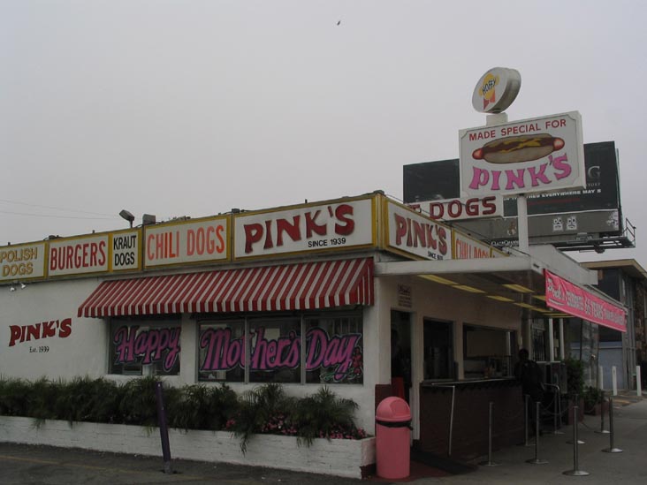 Pink's Hot Dogs, 709 North La Brea Boulevard, Los Angeles, California