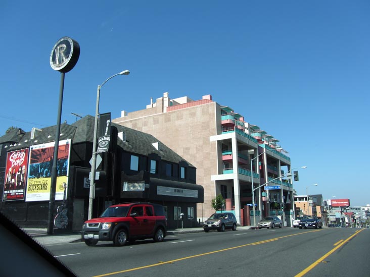 Sunset Boulevard at Hammond Street, West Hollywood, California, May 20, 2012