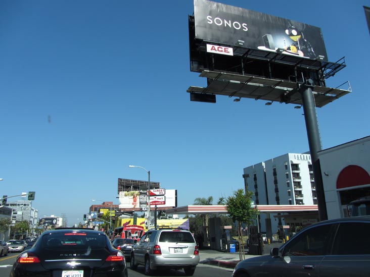 Sunset Boulevard Near San Vicente Boulevard, West Hollywood, California, May 20, 2012