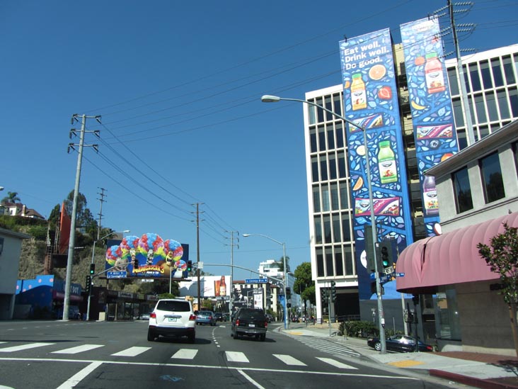 Sunset Boulevard at La Cienega Boulevard, West Hollywood, California, May 20, 2012