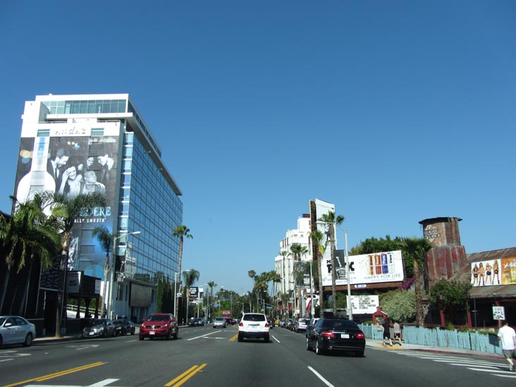 Sunset Boulevard at Olive Drive, West Hollywood, California, May 20, 2012