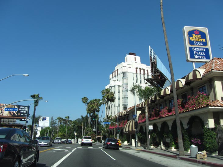 Sunset Boulevard at Kings Road, West Hollywood, California, May 20, 2012
