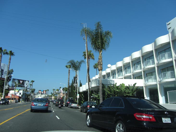 Sunset Boulevard Between Kings Road and Sweetzer Avenue, West Hollywood, California, May 20, 2012