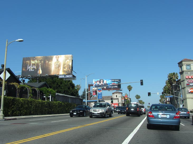 Sunset Boulevard Near Crescent Heights Boulevard, Los Angeles, California, May 20, 2012