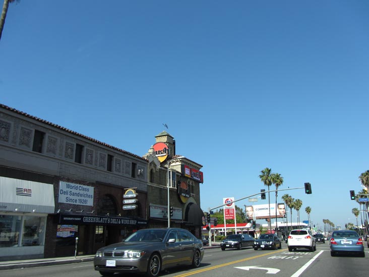Sunset Boulevard Near Laurel Canyon Boulevard, Los Angeles, California, May 20, 2012