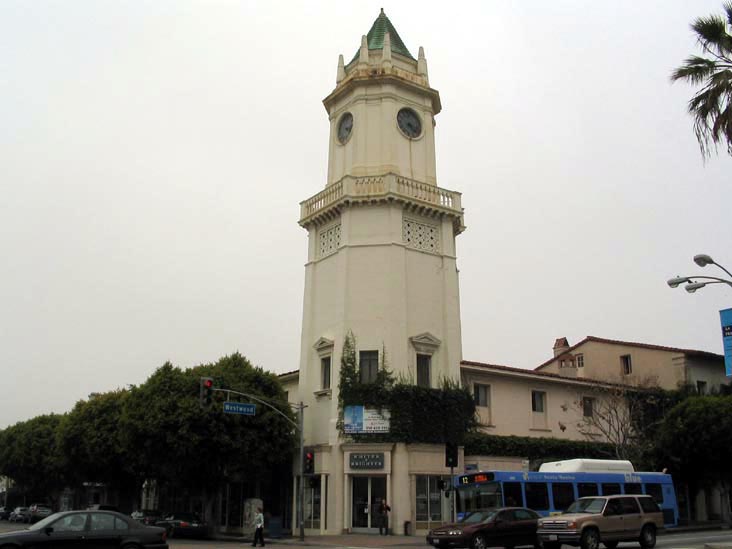 Westwood Boulevard and Weyburn Avenue, NW Corner, Westwood Village, Los Angeles