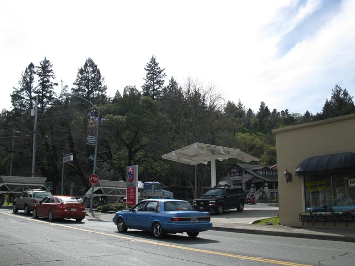 Lincoln Avenue and Foothill Boulevard, NW Corner, Calistoga, California