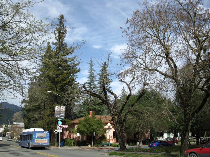 Lincoln Avenue at Myrtle Street, Calistoga, California