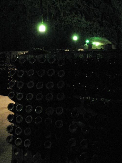 Riddling Demonstration, Cave, Schramsberg Vineyards, 1400 Schramsberg Road, Calistoga, California