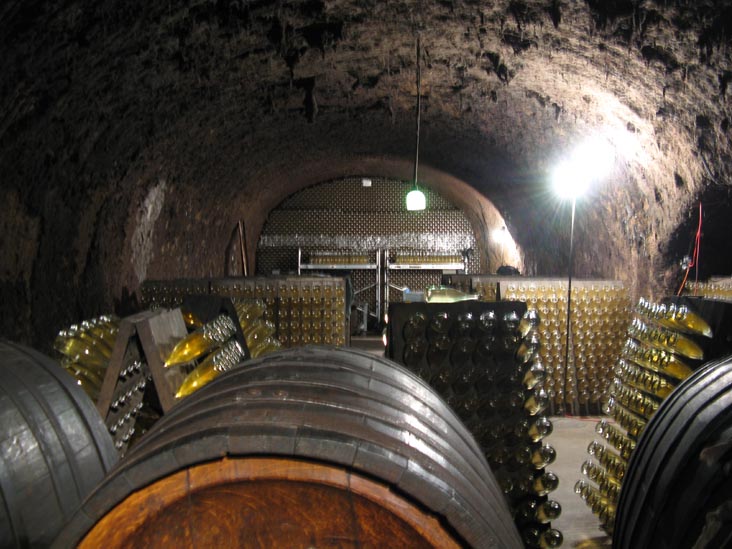 Tour, Cave, Schramsberg Vineyards, 1400 Schramsberg Road, Calistoga, California, March 10, 2009