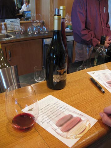 Wine Tasting, Miner Family Vineyards, Napa County, California