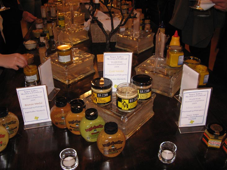Mustard Competition, Mustard Festival Spicy Soirée, Black Stallion Winery, 4089 Silverado Trail, Napa, California, March 13, 2009