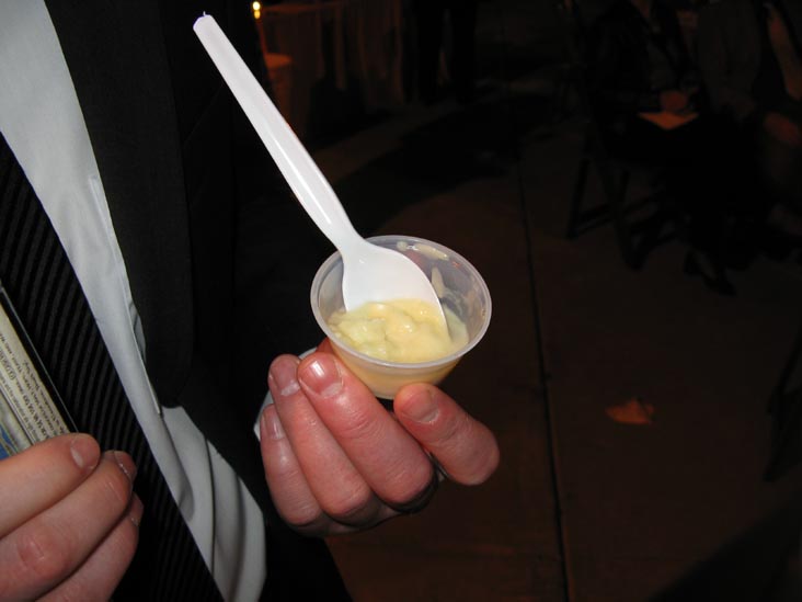 Mustard Sorbet, Mustard Festival Spicy Soirée, Black Stallion Winery, 4089 Silverado Trail, Napa, California, March 13, 2009