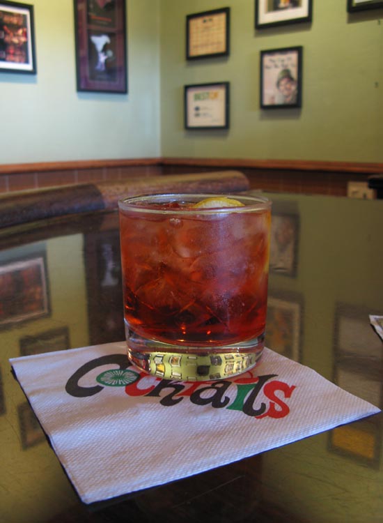 Negroni, Henry's Cocktail Lounge, 823 Main Street, Napa, California