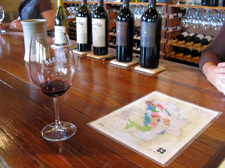 Tasting Room, Regusci Winery, 5584 Silverado Trail, Napa, California