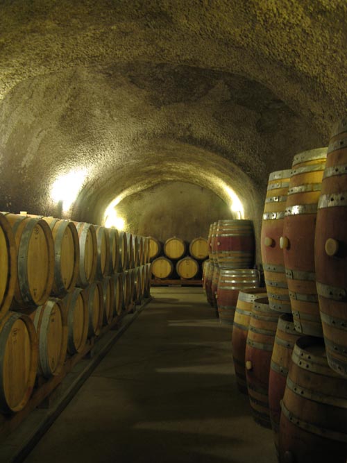Cave, Robert Sinskey Vineyards, 6320 Silverado Trail, Napa, California, March 11, 2009
