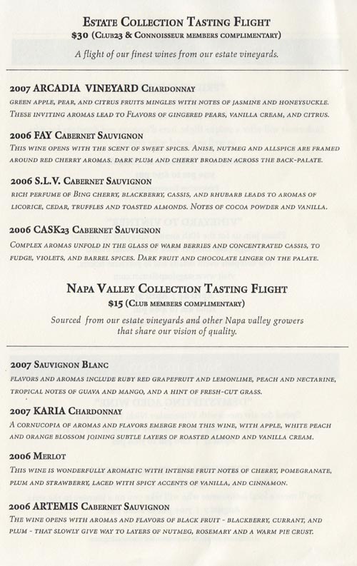 Brochure, Stag's Leap Wine Cellars, 5766 Silverado Trail, Napa, California