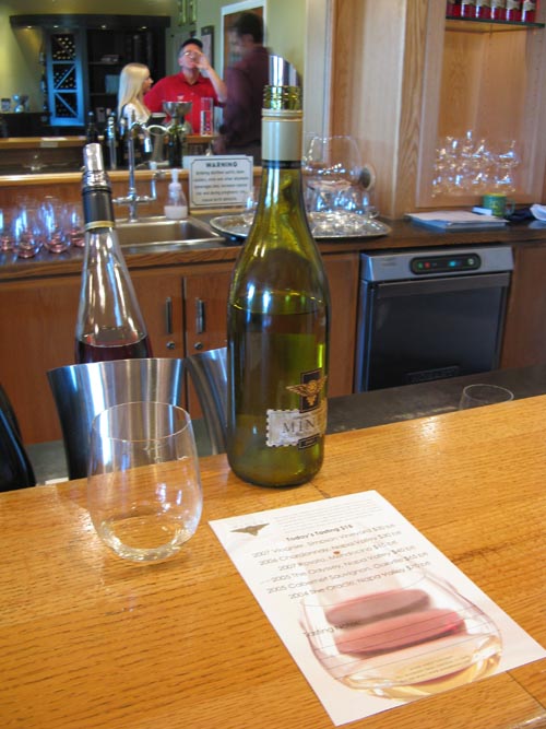 Tasting Room, Miner Family Vineyards, 7850 Silverado Trail, Oakville, California