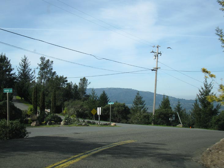 Trinity Road at Margie Lane, Sonoma County, California