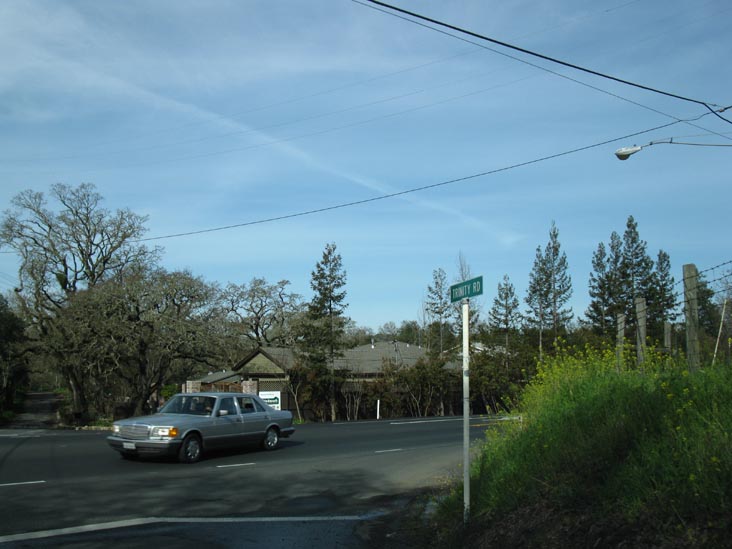 Trinity Road and Sonoma Highway, Glen Ellen, Sonoma County, California