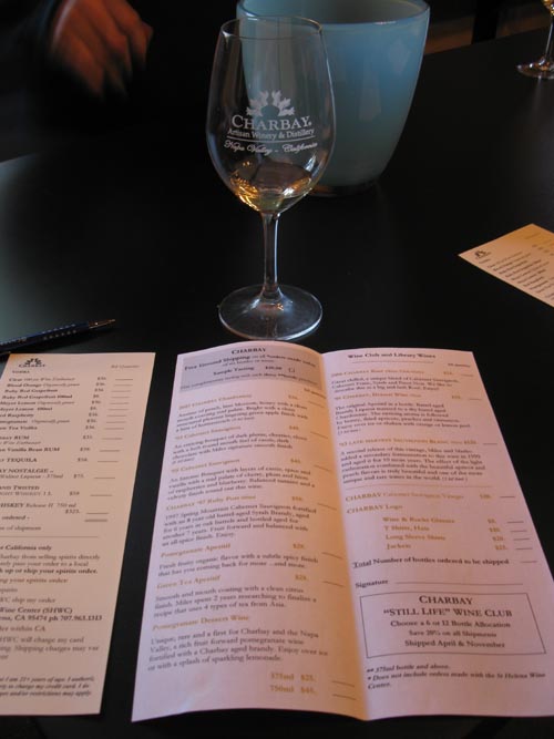 Charbay Still House, 4001 Spring Mountain Road, St. Helena, California