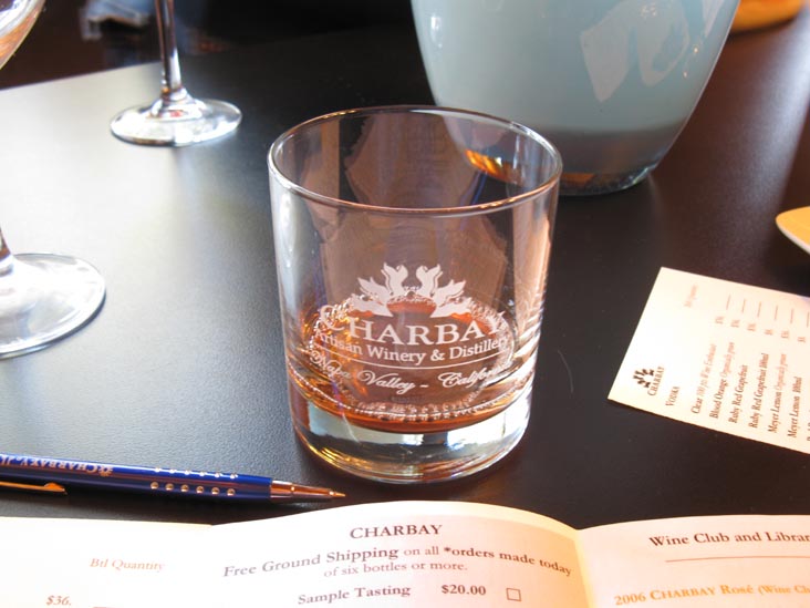 Charbay Still House, 4001 Spring Mountain Road, St. Helena, California