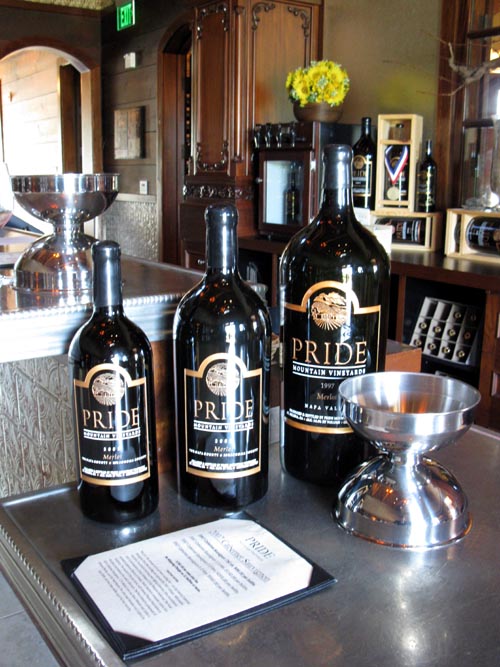 Pride Mountain Vineyards, 4026 Spring Mountain Road, St. Helena, California