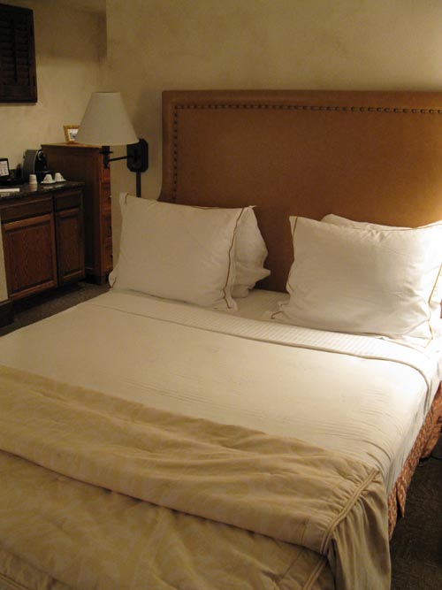 Room 213, Villagio Inn & Spa, 6481 Washington Street, Yountville, California, March 7, 2010