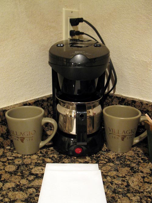 Room 213, Villagio Inn & Spa, 6481 Washington Street, Yountville, California, March 7, 2010